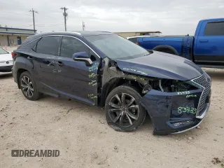2022 Lexus RX with VIN 2T2HZMAAXNC256730, listed as a Copart auction lot 44689865 with 31,877 mi miles and Salvage Title. Bid and sale history available at carsss.com. Image 4.
