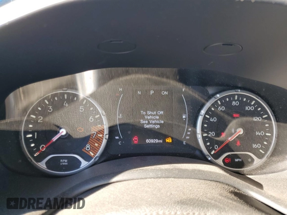 2020 Jeep Renegade Jeepster z VIN ZACNJAAB4LPL94302, wystawiony jako Copart lot #50396095 z przebiegiem 60 929 mil mil oraz Szkoda całkowita • Salvage title. Historia ofert i sprzedaży dostępna na DreamBid. Obrazek 9.