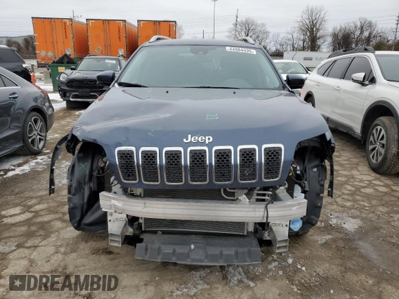 2021 Jeep Cherokee Latitude with VIN 1C4PJLCB3MD196105, listed as a Copart auction lot 44984435 with 32,155 mi miles and Salvage Title. Bid and sale history available at carsss.com. Image 5.