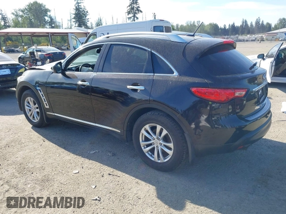 2013 Infiniti FX with VIN JN8CS1MW1DM171158, listed as a IAAI auction lot 42234300 with 142,710 mi miles and . Bid and sale history available at DreamBid. Image 3.