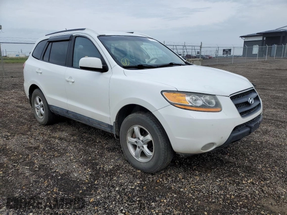 2009 Hyundai Santa Fe GL with VIN 5NMSG13EX9H312227, listed as a Copart auction lot 62176495 with 153,746 mi miles and Salvage title. Bid and sale history available at DreamBid. Image 4.