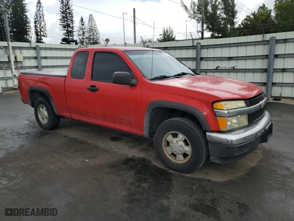 2005 Chevrolet Colorado Z85 with VIN 1GCCS198358101709, listed as a Copart auction lot 43774535 with 141,756 mi miles and Salvage Title. Bid and sale history available at carsss.com. Image 4.