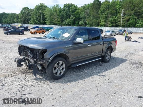 2018 Ford F-150 XL with VIN 1FTEW1E50JFD58356, listed as a IAAI auction lot 42456741 with 153,332 mi miles and . Bid and sale history available at DreamBid. Image 18.