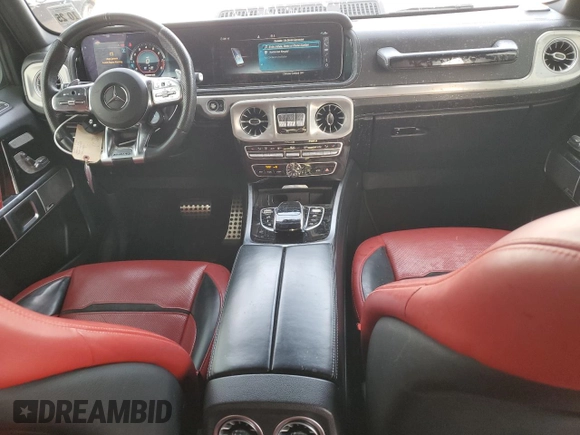 2020 Mercedes-Benz G 63 AMG with VIN WDCYC7HJ6LX339805, listed as a Copart auction lot 46446735 with 62,763 mi miles and Salvage title. Bid and sale history available at DreamBid. Image 8.