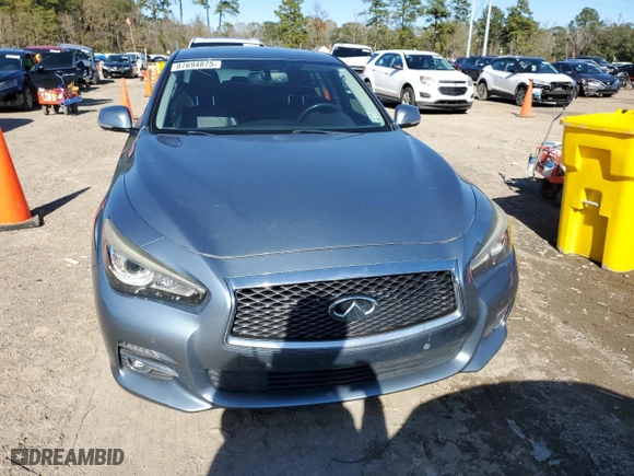2017 Infiniti Q50 3.0t Premium with VIN JN1EV7AP4HM730139, listed as a Copart auction lot 87694875 with NaN miles and Salvage Title. Bid and sale history available at carsss.com. Image 5.