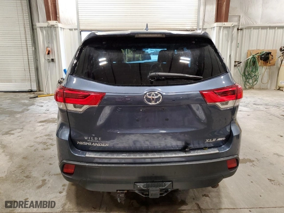 2019 Toyota Highlander SE with VIN 5TDJZRFH6KS998554, listed as a Copart auction lot 85590414 with 79,289 mi miles and Salvage Title. Bid and sale history available at carsss.com. Image 6.