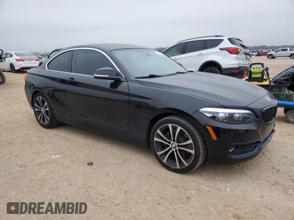 2020 BMW 2 Series 230i with VIN WBA2J1C09L7E60485, listed as a Copart auction lot 44817925 with 53,159 mi miles and Clean Title. Bid and sale history available at carsss.com. Image 4.