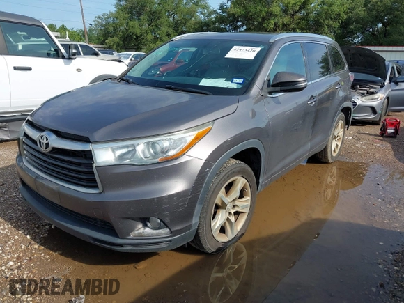 2015 Toyota Highlander Limited with VIN 5TDYKRFHXFS108548, listed as a IAAI auction lot 42473420 with 149,565 mi miles and . Bid and sale history available at DreamBid. Image 2.