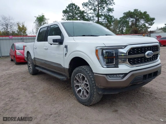 2021 Ford F-150 XL with VIN 1FTFW1E87MKD53567, listed as a IAAI auction lot 41101368 with 92,138 mi miles. Bid and sale history available at carsss.com. Image 1.