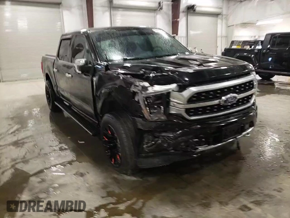 2021 Ford F-150 XL with VIN 1FTFW1E8XMFA60626, listed as a Copart auction lot 59410735 with 95,684 mi miles and Salvage title. Bid and sale history available at DreamBid. Image 13.