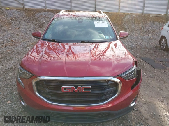2020 GMC Terrain SLE with VIN 3GKALTEV2LL172754, listed as a IAAI auction lot 41834716 with 44,999 mi miles. Bid and sale history available at carsss.com. Image 11.