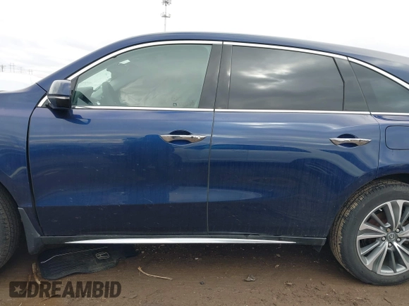2017 Acura MDX w/Technology Pkg with VIN 5FRYD4H5XHB024459, listed as a IAAI auction lot 41703958 with 1 mi miles. Bid and sale history available at carsss.com. Image 14.