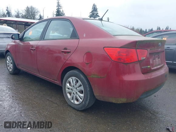 2011 Kia Forte EX with VIN KNAFU4A24B5452963, listed as a IAAI auction lot 41925159 with 90,963 mi miles. Bid and sale history available at carsss.com. Image 3.