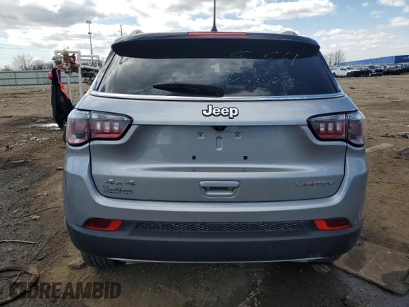 2023 Jeep Compass Limited with VIN 3C4NJDCN8PT528741, listed as a Copart auction lot 51345545 with 16,593 mi miles and Clean Title. Bid and sale history available at DreamBid. Image 6.