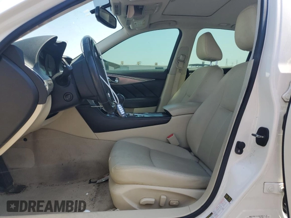 2016 Infiniti Q50 with VIN JN1EV7AR1GM344990, listed as a Copart auction lot 54622525 with 71,930 mi miles and Salvage Title. Bid and sale history available at DreamBid. Image 7.