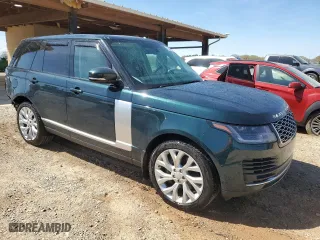 2019 Land Rover Range Rover with VIN SALGS2RE9KA520996, listed as a Copart auction lot 50520845 with 108,261 mi miles and Salvage Title. Bid and sale history available at carsss.com. Image 4.