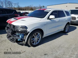 2021 Dodge Durango R/T z VIN 1C4SDJCT6MC598821, wystawiony jako Copart lot #45545905 z przebiegiem 42 965 mil mil oraz Szkoda całkowita • Salvage title. Historia ofert i sprzedaży dostępna na DreamBid. Obrazek 1.