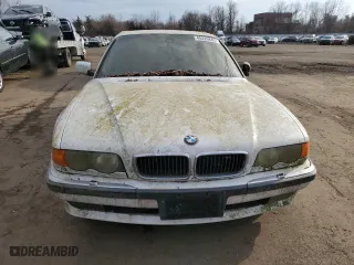 2000 BMW 7 Series 740iL with VIN WBAGH834XYDP07127, listed as a Copart auction lot 45226845 with 0 mi miles and Non Repairable. Bid and sale history available at carsss.com. Image 5.