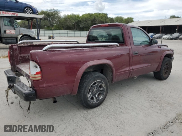 2003 Dodge Dakota with VIN 1D7FL16XX3S354070, listed as a Copart auction lot 42445675 with 206,311 mi miles and Clean Title. Bid and sale history available at carsss.com. Image 3.