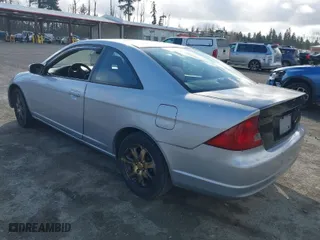 2003 Honda Civic EX with VIN 1HGEM22953L012926, listed as a IAAI auction lot 41819055 with 182,113 mi miles. Bid and sale history available at carsss.com. Image 3.