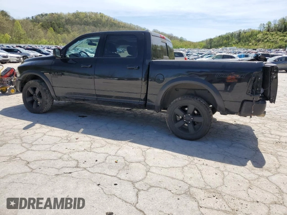 2019 Ram 1500 Warlock z VIN 1C6RR7LT1KS714908, wystawiony jako Copart lot #53509495 z przebiegiem 91 745 mil mil oraz Szkoda całkowita • Salvage title. Historia ofert i sprzedaży dostępna na DreamBid. Obrazek 2.