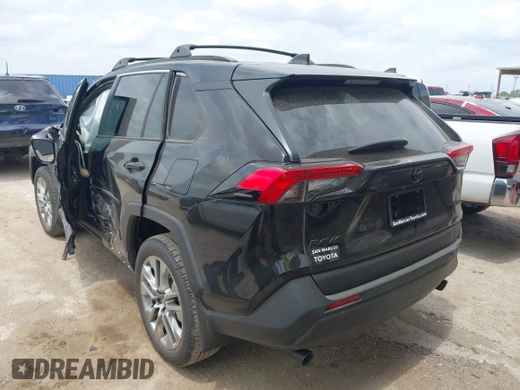 2025 Toyota RAV4 XLE Premium with VIN 2T3C1RFV9SC323495, listed as a IAAI auction lot 42136805 with 947 mi miles and . Bid and sale history available at DreamBid. Image 3.