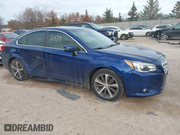 2017 Subaru Legacy Limited with VIN 4S3BNEN63H3012786, listed as a IAAI auction lot 41422437 with 1 mi miles. Bid and sale history available at carsss.com. Image 1.