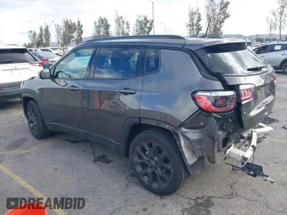 2021 Jeep Compass 80th Anniversary with VIN 3C4NJCEB7MT596909, listed as a IAAI auction lot 41376547 with 54,058 mi miles and . Bid and sale history available at DreamBid. Image 3.