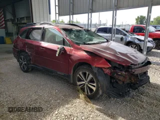 2018 Subaru Outback Limited with VIN 4S4BSANC2J3313946, listed as a Copart auction lot 56698475 with Not provided miles and Salvage title. Bid and sale history available at DreamBid. Image 4.