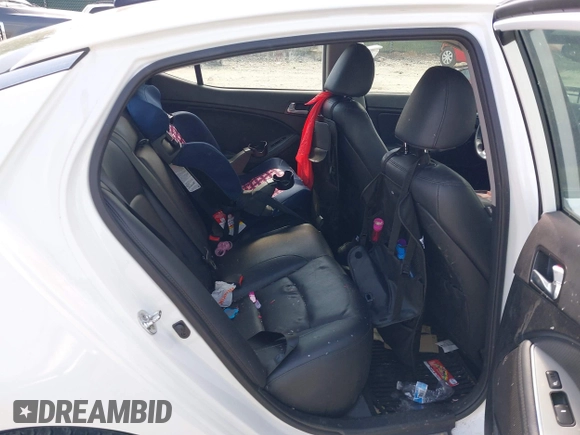 2015 Kia Optima SX Turbo with VIN 5XXGR4A60FG383315, listed as a IAAI auction lot 42299144 with 95,615 mi miles and . Bid and sale history available at DreamBid. Image 8.