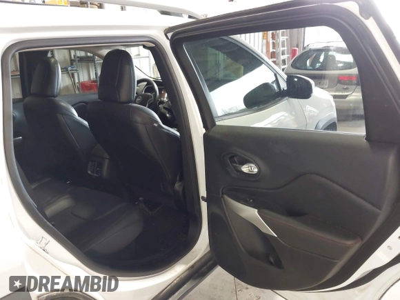 2017 Jeep Cherokee Trailhawk with VIN 1C4PJMBS5HW614956, listed as a IAAI auction lot 42079991 with 143,378 mi miles and . Bid and sale history available at DreamBid. Image 8.