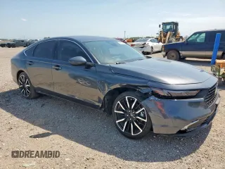 2024 Honda Accord Touring with VIN 1HGCY2F86RA093078, listed as a Copart auction lot 57392485 with 10,602 mi miles and Salvage title. Bid and sale history available at DreamBid. Image 4.