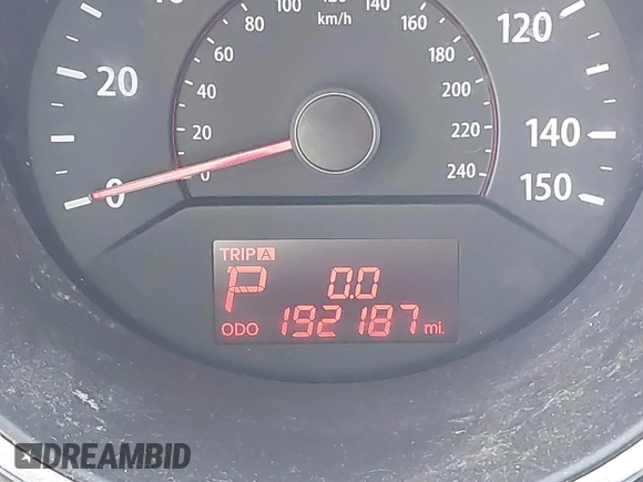 2012 Kia Sorento LX with VIN 5XYKT3A13CG283758, listed as a IAAI auction lot 41869331 with 192,187 mi miles. Bid and sale history available at carsss.com. Image 15.