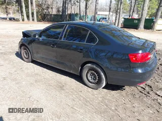 2011 Volkswagen Jetta Sedan S with VIN 3VW2K7AJ7BM066044, listed as a IAAI auction lot 41480004 with 128,407 mi miles. Bid and sale history available at carsss.com. Image 3.