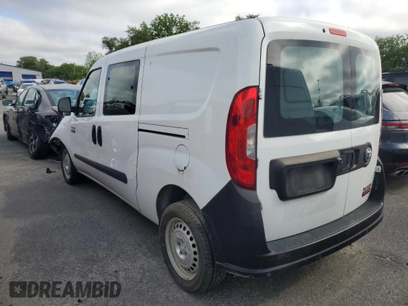 2018 Ram ProMaster City Cargo Tradesman with VIN ZFBERFAB6J6L02358, listed as a Copart auction lot 52919274 with 73,112 mi miles and . Bid and sale history available at DreamBid. Image 2.