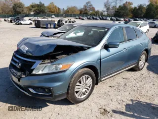 2014 Honda Crosstour EX with VIN 5J6TF3H30EL001869, listed as a Copart auction lot 78095914 with 121,856 mi miles and Salvage Title. Bid and sale history available at carsss.com. Image 1.