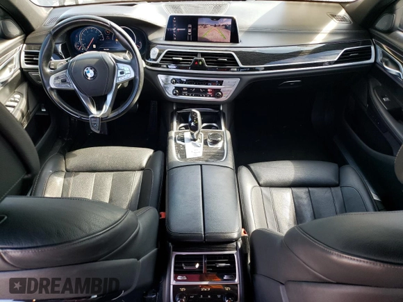2019 BMW 7 Series 740i xDrive with VIN WBA7E4C50KGV70540, listed as a Copart auction lot 66922083 with 47,529 mi miles. Bid and sale history available at carsss.com. Image 8.