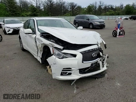 2015 Infiniti Q50 Premium with VIN JN1BV7AR1FM392815, listed as a Copart auction lot 58065645 with 89,233 mi miles and Salvage title. Bid and sale history available at DreamBid. Image 13.