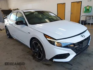 2023 Hyundai Elantra N Line z VIN KMHLR4AF1PU627690, wystawiony jako IAAI lot #42366575 z przebiegiem 18 866 mil mil oraz . Historia ofert i sprzedaży dostępna na DreamBid. Obrazek 1.