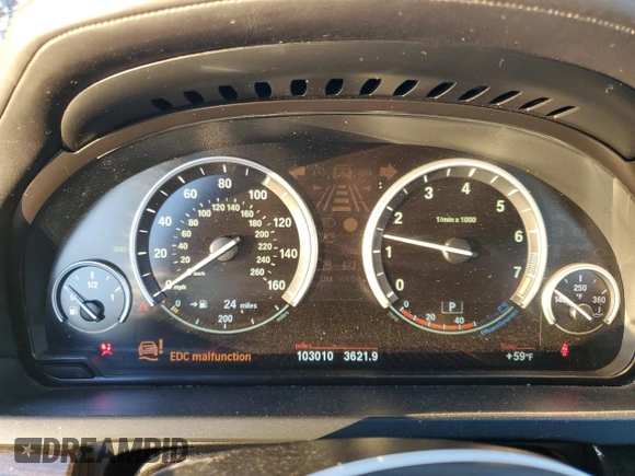 2012 BMW 7 Series 750Li with VIN WBAKB8C59CC964363, listed as a Copart auction lot 89381095 with 103,010 mi miles and Salvage Title. Bid and sale history available at carsss.com. Image 9.