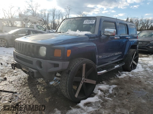 2006 Hummer H3 with VIN 5GTDN136968164939, listed as a Copart auction lot 41459745 with 173,333 mi miles and Salvage Title. Bid and sale history available at DreamBid. Image 1.
