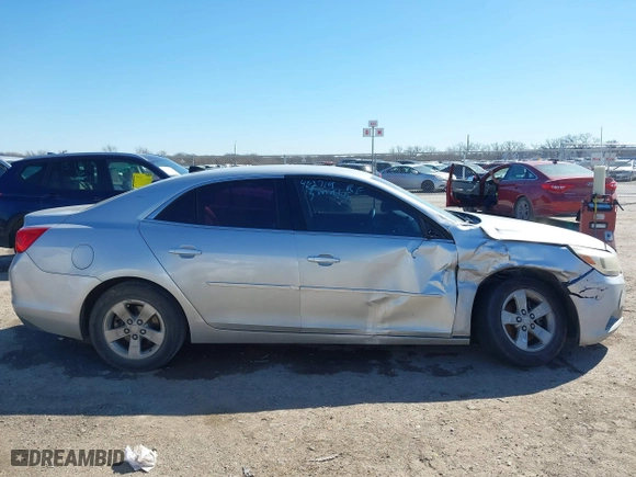 2014 Chevrolet Malibu LS with VIN 1G11B5SL4EF221830, listed as a IAAI auction lot 41695338 with 115,220 mi miles. Bid and sale history available at carsss.com. Image 14.