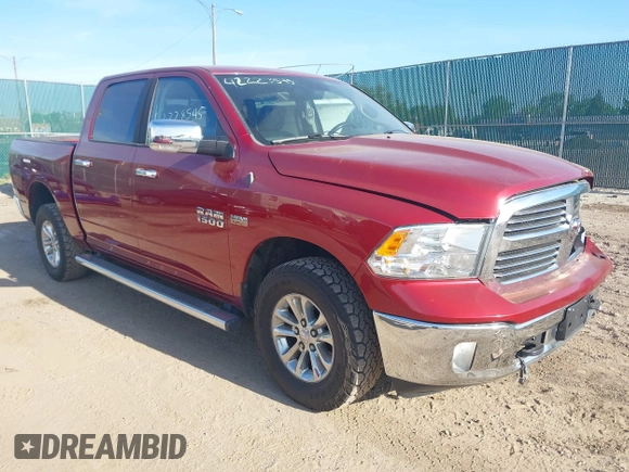 2015 Ram 1500 Lone Star with VIN 1C6RR7LT4FS601346, listed as a IAAI auction lot 42228545 with 129,661 mi miles and . Bid and sale history available at DreamBid. Image 1.