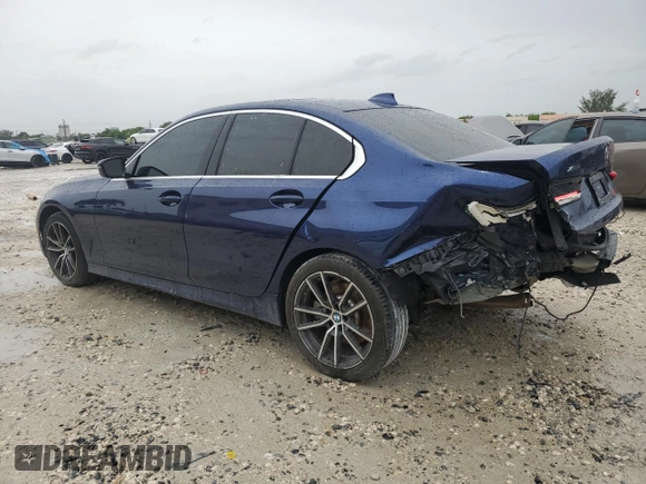 2020 BMW 3 Series 330i xDrive with VIN 3MW5R7J04L8B21138, listed as a Copart auction lot 59370565 with 90,462 mi miles and Non repairable. Bid and sale history available at DreamBid. Image 2.