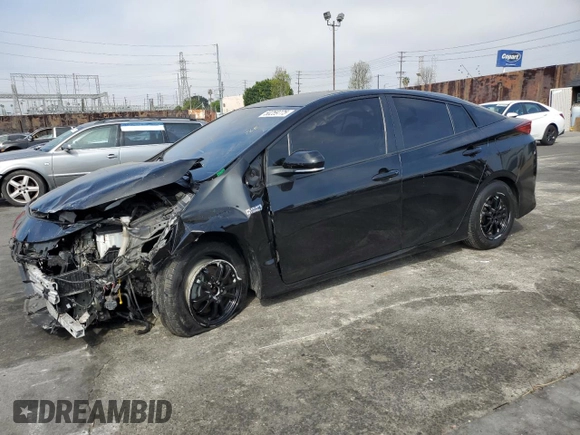 2021 Toyota Prius LE with VIN JTDKAMFP6M3169879, listed as a Copart auction lot 50259775 with 43,173 mi miles and Salvage Title. Bid and sale history available at DreamBid. Image 1.