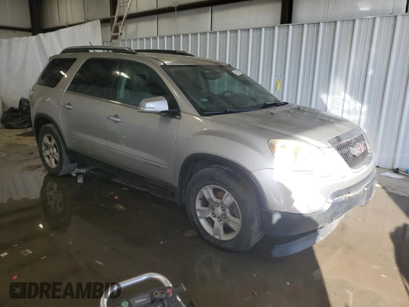 2008 GMC Acadia SLT1 with VIN 1GKER23728J258496, listed as a Copart auction lot 75609564 with Not Provided miles and Clean Title. Bid and sale history available at carsss.com. Image 4.