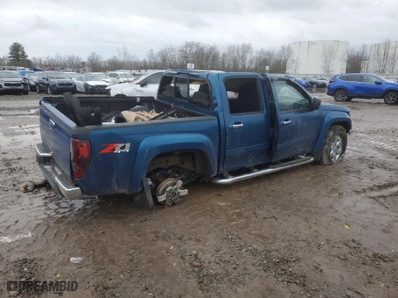 2012 Chevrolet Colorado LT w/2LT with VIN 1GCHTDFE7C8151864, listed as a Copart auction lot 84805394 with 0 mi miles and Salvage Title. Bid and sale history available at carsss.com. Image 3.