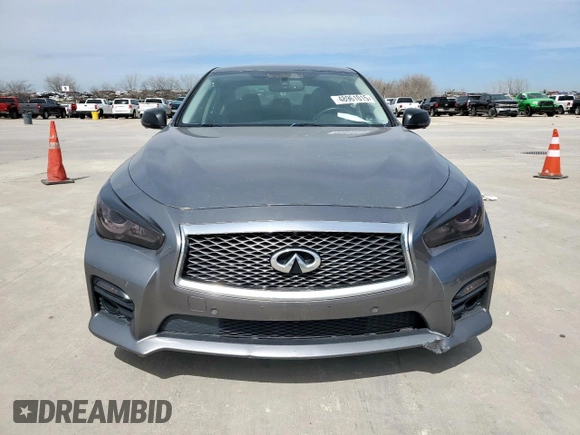2014 Infiniti Q50 Hybrid Sport with VIN JN1AV7AP7EM691184, listed as a Copart auction lot 48961015 with 124,972 mi miles and Clean Title. Bid and sale history available at carsss.com. Image 5.