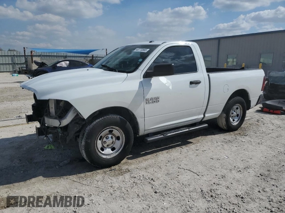 2013 Ram 1500 Tradesman with VIN 3C6JR6AG7DG576525, listed as a Copart auction lot 43770565 with 231,107 mi miles and Salvage title. Bid and sale history available at DreamBid. Image 1.
