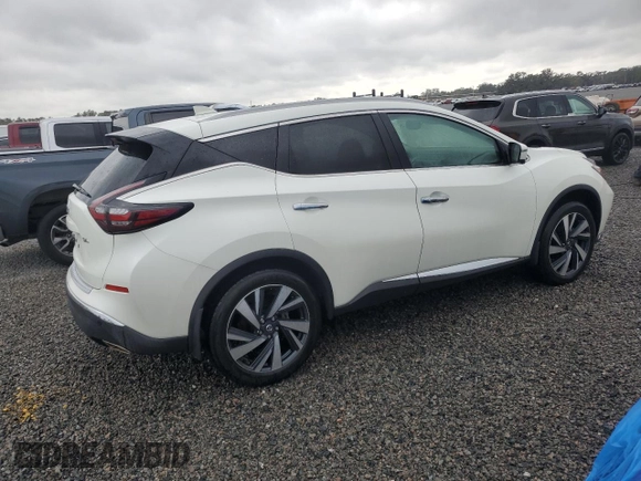 2022 Nissan Murano SL with VIN 5N1AZ2CJ8NC109530, listed as a Copart auction lot 81271994 with 19,772 mi miles and Salvage Title. Bid and sale history available at carsss.com. Image 3.